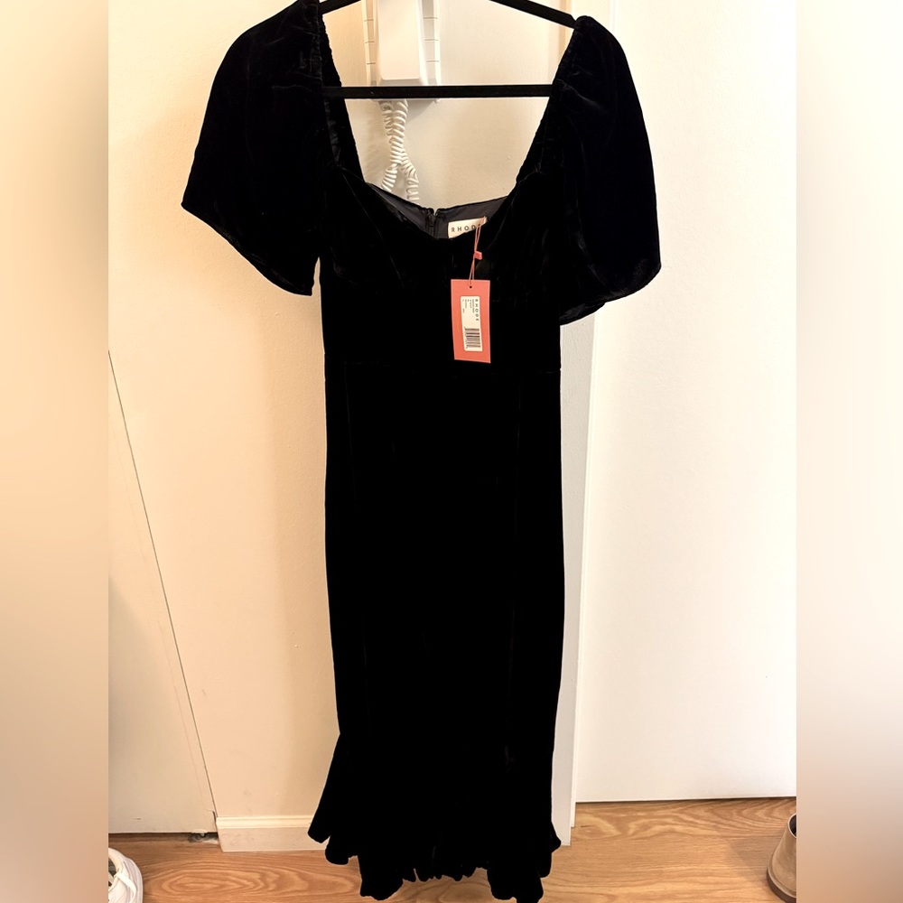 NWT Rhode velvet dress
